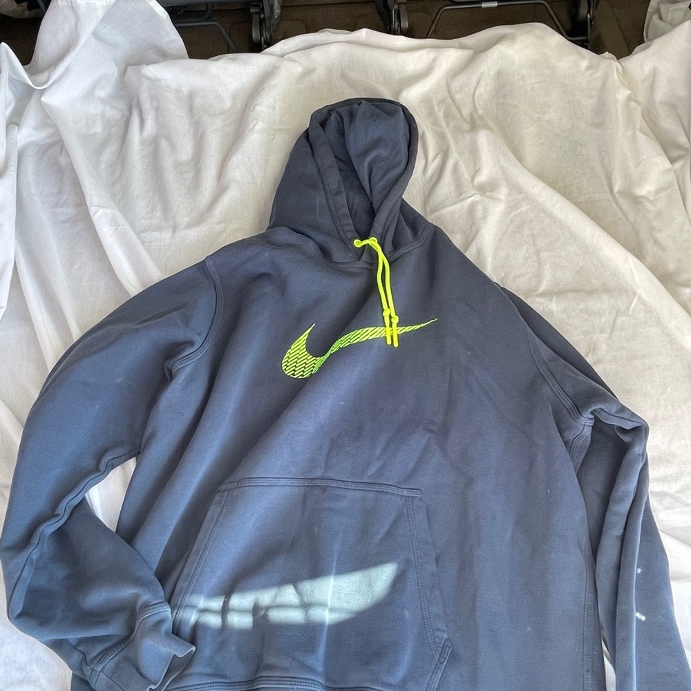 Nike hoodie-Blue n Green